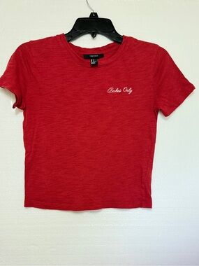 Forever 21 Babes Only Cropped T-shirt Size Small